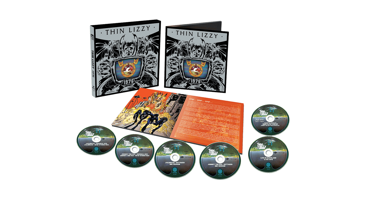 Vinyl - Thin Lizzy : 1976 (Limited 5CD / BluRay) - The Record Hub