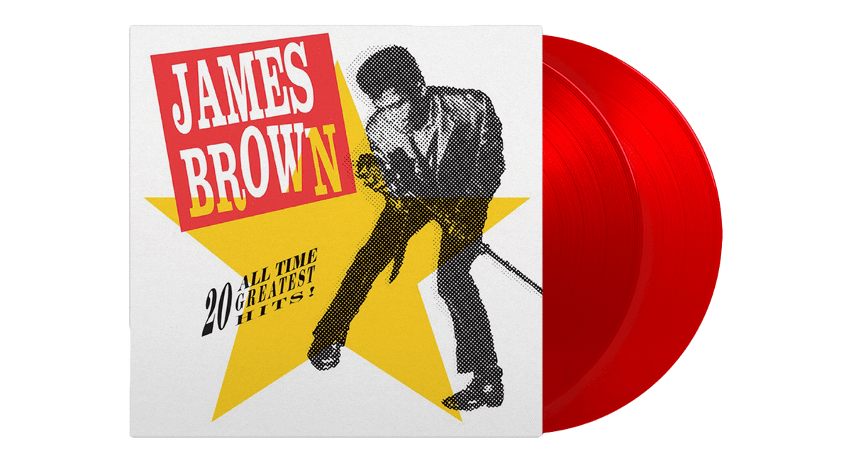 Vinyl - James Brown : 20 All Time Greatest Hits (Red Vinyl) - The Record Hub