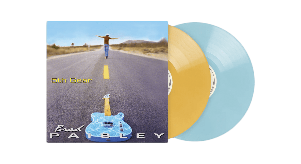 Vinyl - Brad Paisley : 5th Gear (Yellow &amp; Blue Vinyl) - The Record Hub