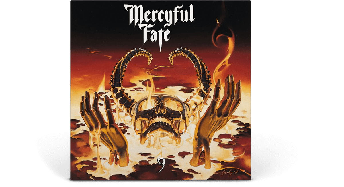 Vinyl - Mercyful Fate : 9 (Yellow Ochre &amp; Blue Swirl Vinyl) - The Record Hub