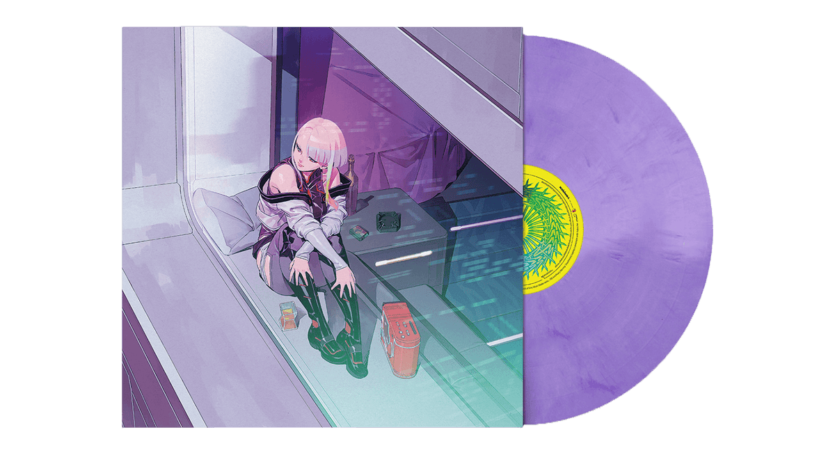 Vinyl - AKIRA YAMAOKA &amp; MARCIN PRZYBYLOWICZ : Cyberpunk - Edgerunners OST (Purple Vinyl) - The Record Hub