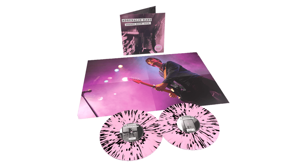 Johnny Marr : Adrenalin Baby (Pink & Black Splatter Vinyl LP) - The Record  Hub