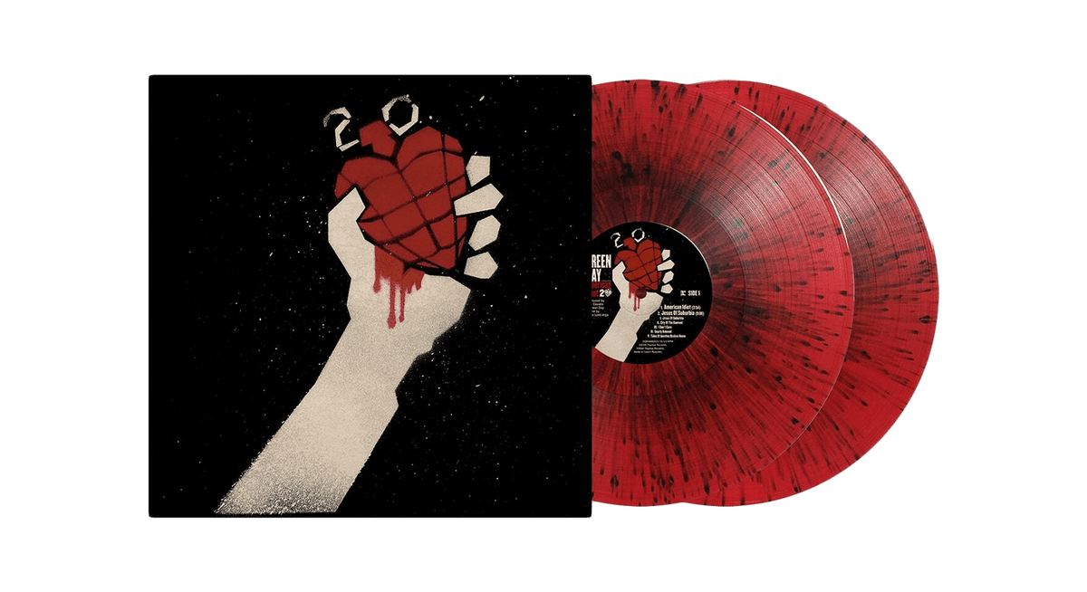 Vinyl - Green Day : American Idiot (20th Anniversary Edition) (Limited Red &amp; Black LP) - The Record Hub