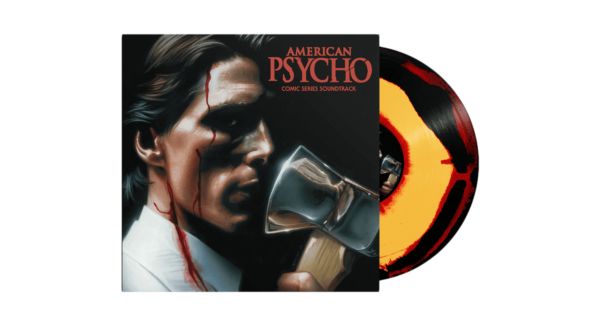 Vinyl - [Pre-Order [22/11] Various Artists : American Psycho - Comic Series Soundtrack (Apple Red, Beer &amp; Black Galaxy Vinyl) - The Record Hub