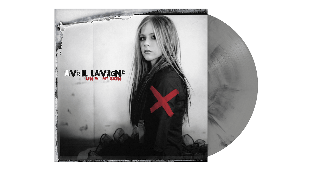 Vinyl - Avril Lavigne : Under My Skin (Silver/Grey &amp; Black Marble Vinyl) - The Record Hub