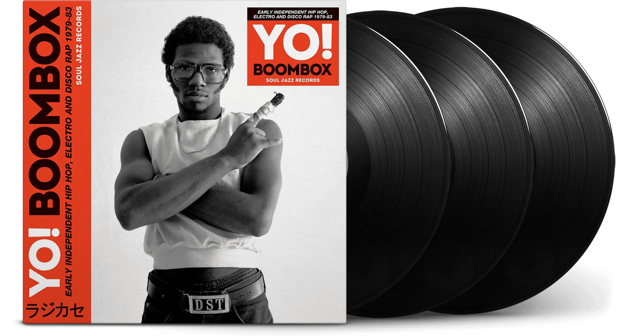 Vinyl - VA / Soul Jazz Records Presents : YO! BOOMBOX - Early Independent Hip Hop, Electro And Disco Rap 1979-83 (3LP) - The Record Hub