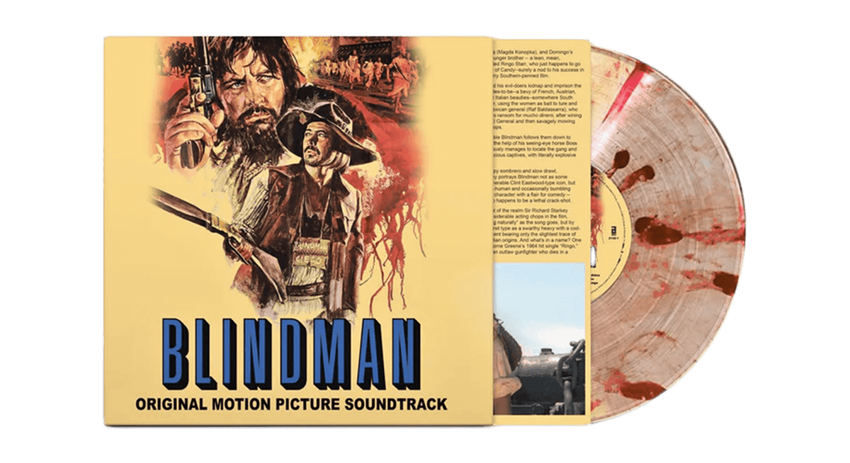 Vinyl - Stelvio Cipriani : Blindman OST (Ltd Blood Splatter Vinyl) - The Record Hub