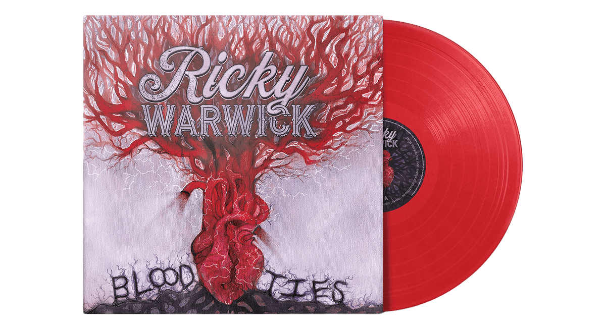 Vinyl - [Pre-Order [14/03] Ricky Warwick : Blood Ties (Blood Red Vinyl) - The Record Hub