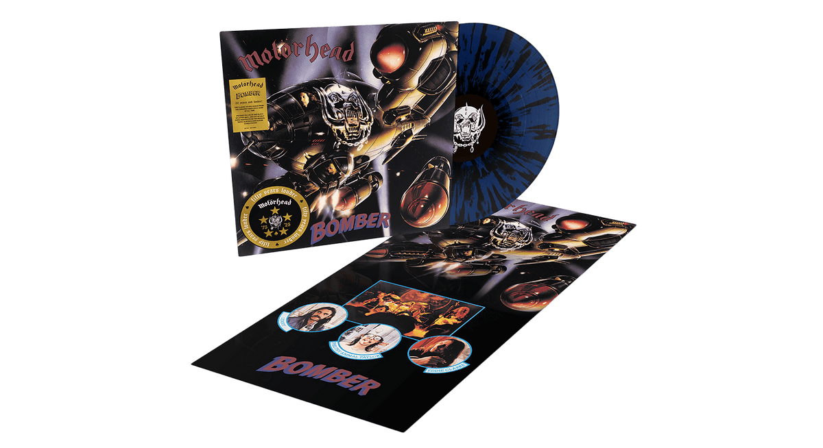 Vinyl - Motorhead : Bomber (Blue &amp; Black Vinyl) - The Record Hub