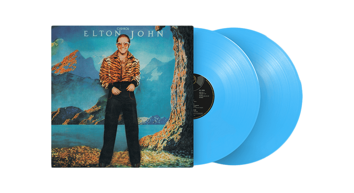 Vinyl - Elton John : Caribou (Sky Blue Vinyl) - The Record Hub