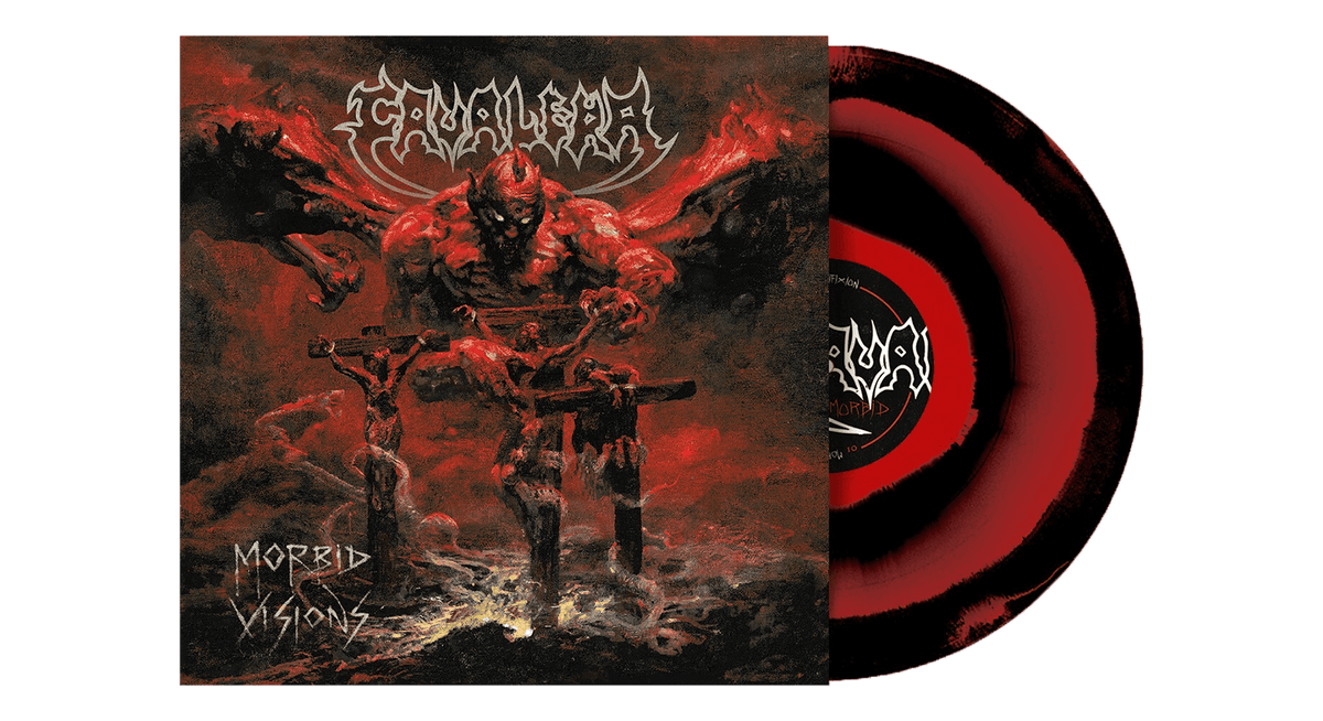 Vinyl - Cavalera : Morbid Visions (Limited Red/Black Corona Vinyl LP) - The Record Hub