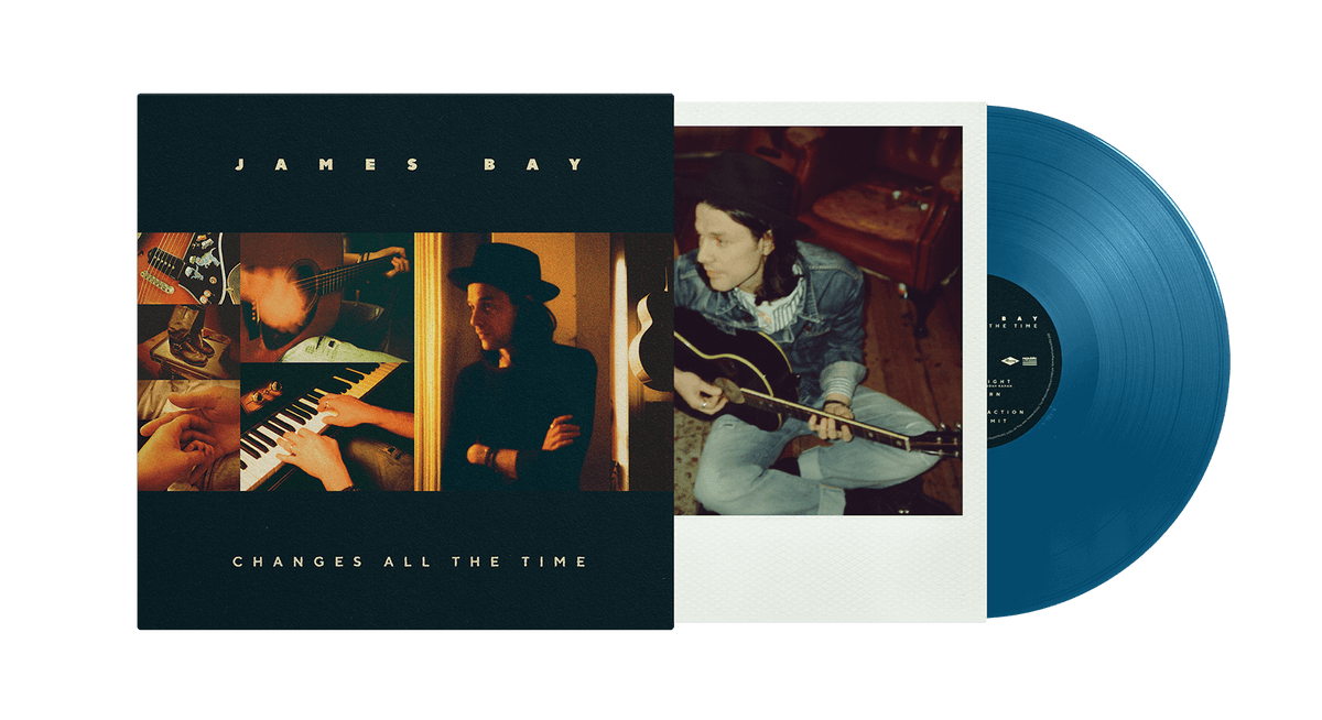 Vinyl - James Bay : Changes All The Time (Aqua Vinyl) (Exclusive to The Record Hub.com) - The Record Hub