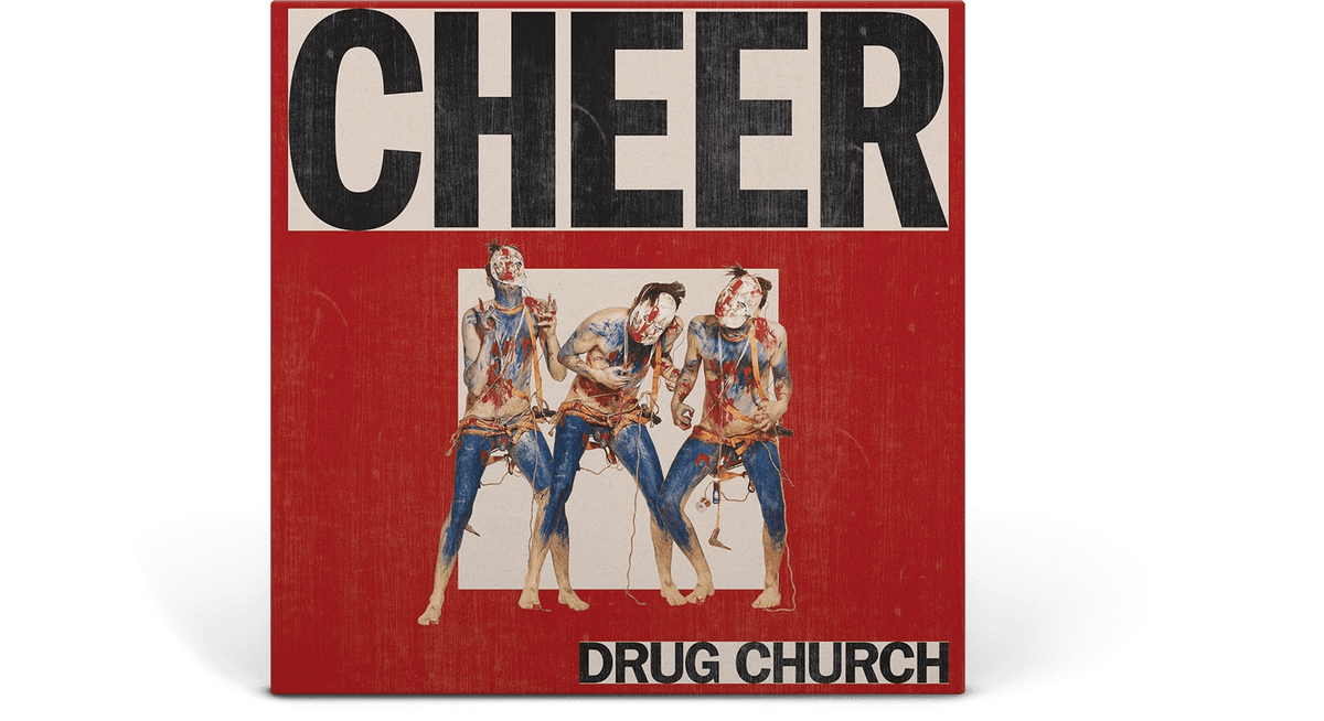 Vinyl - [Pre-Order [14/03] Drug Church : Cheer (Red, Bone &amp; Black Ice Tri-Stripe Vinyl) - The Record Hub