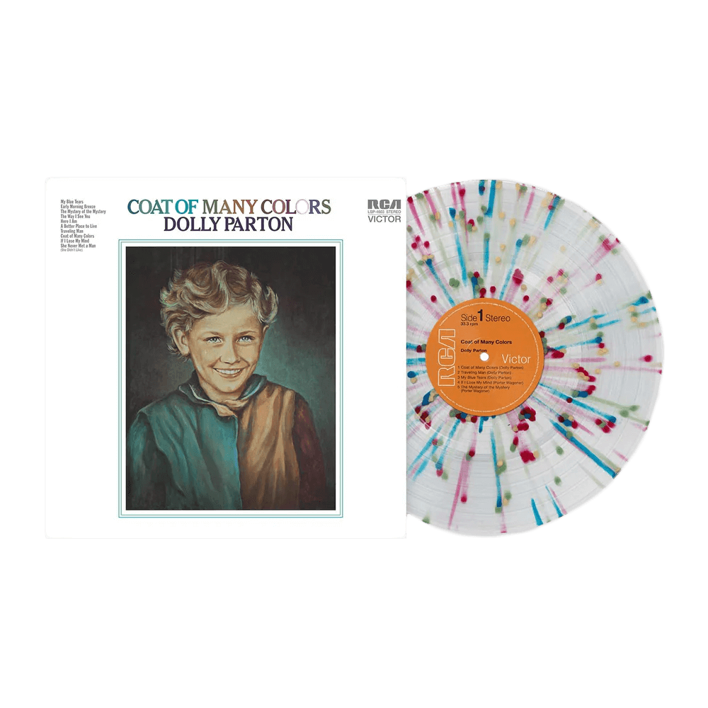 Vinyl - Dolly Parton : Coat of Many Colors (Rainbow Galaxy Vinyl) - The Record Hub