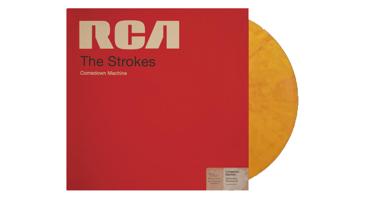 Vinyl - The Strokes : Comedown Machine (Yellow &amp; Red Marble Vinyl) - The Record Hub