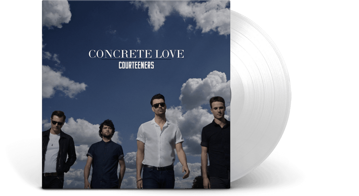 Vinyl - The Courteeners : Concrete Love (White Vinyl) - The Record Hub