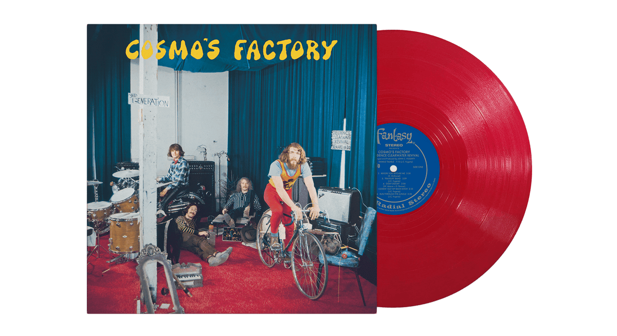 Vinyl - Creedence Clearwater Revival : Cosmo&#39;s Factory (Opaque Apple Red Vinyl) - The Record Hub