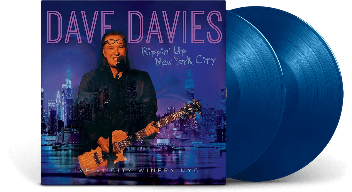 Vinyl - Dave Davies : Rippin&#39; up New York City: Live at City Winery NYC (Blue Vinyl) - The Record Hub