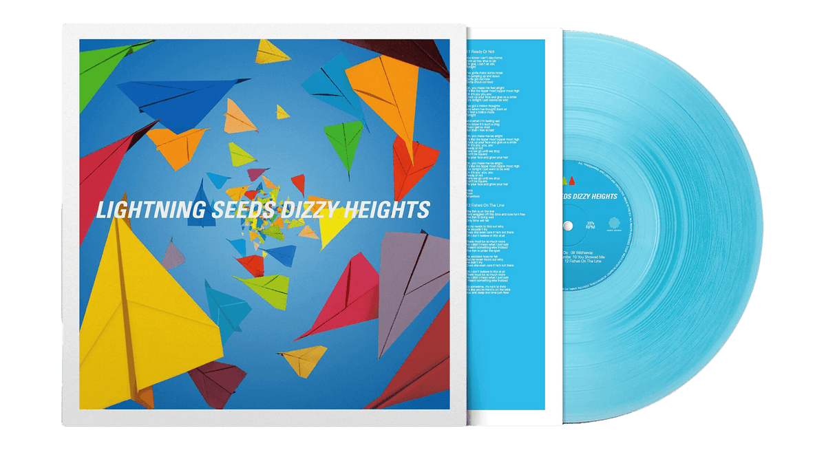 Vinyl - The Lightning Seeds : Dizzy Heights (Curacao Blue Vinyl) - The Record Hub