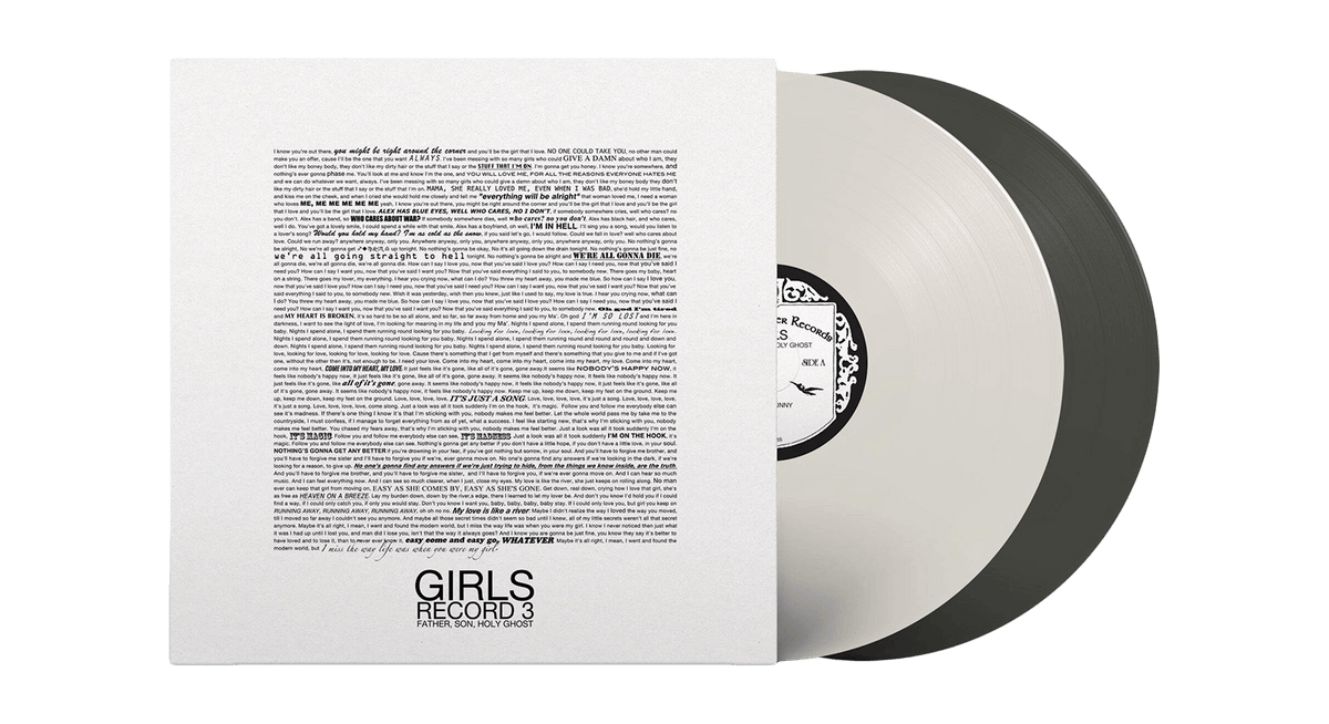 Vinyl - Girls : Father, Son, Holy Ghost (Milky Clear &amp; Black Ice Vinyl) - The Record Hub