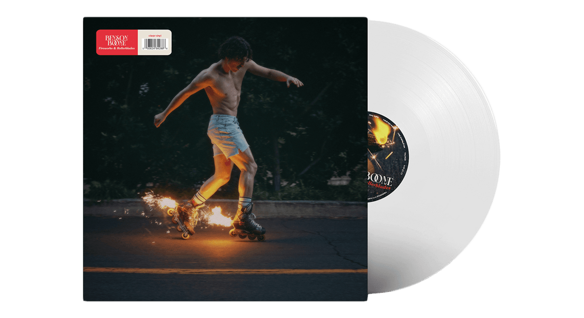 Vinyl - Benson Boone : Fireworks &amp; Rollerblades (Clear Vinyl) - The Record Hub