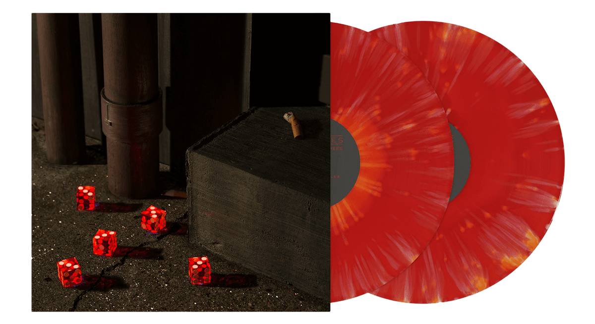 Vinyl - [Pre-Order [20/09] Bright Eyes : Five Dice, All Threes (Red &amp; Orange Splatter Vinyl) - The Record Hub