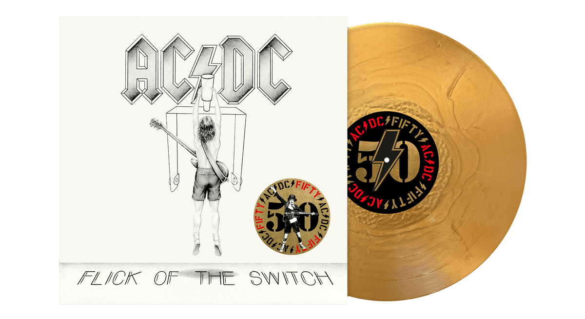 Vinyl - AC/DC : Flick Of The Switch (180g Gold Nugget Vinyl) - The Record Hub