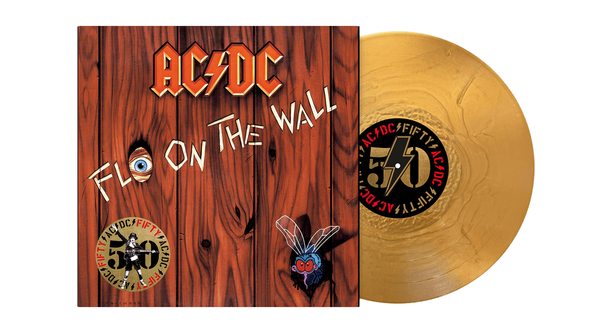 Vinyl - AC/DC : Fly On The Wall (180g Gold Nugget Vinyl) - The Record Hub