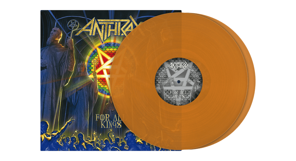 Vinyl - Anthrax : For All Kings (Transparent Orange Vinyl) - The Record Hub