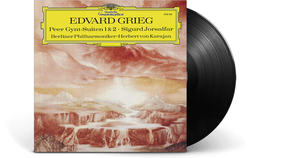 Vinyl - Herbert von Karajan &amp; Berliner Philharmoniker : &quot;GRIEG - Peer Gynt Suites Nos. 1 &amp; 2, 3 Orchestral Pieces from Sigurd Jorsalfar &quot; - The Record Hub