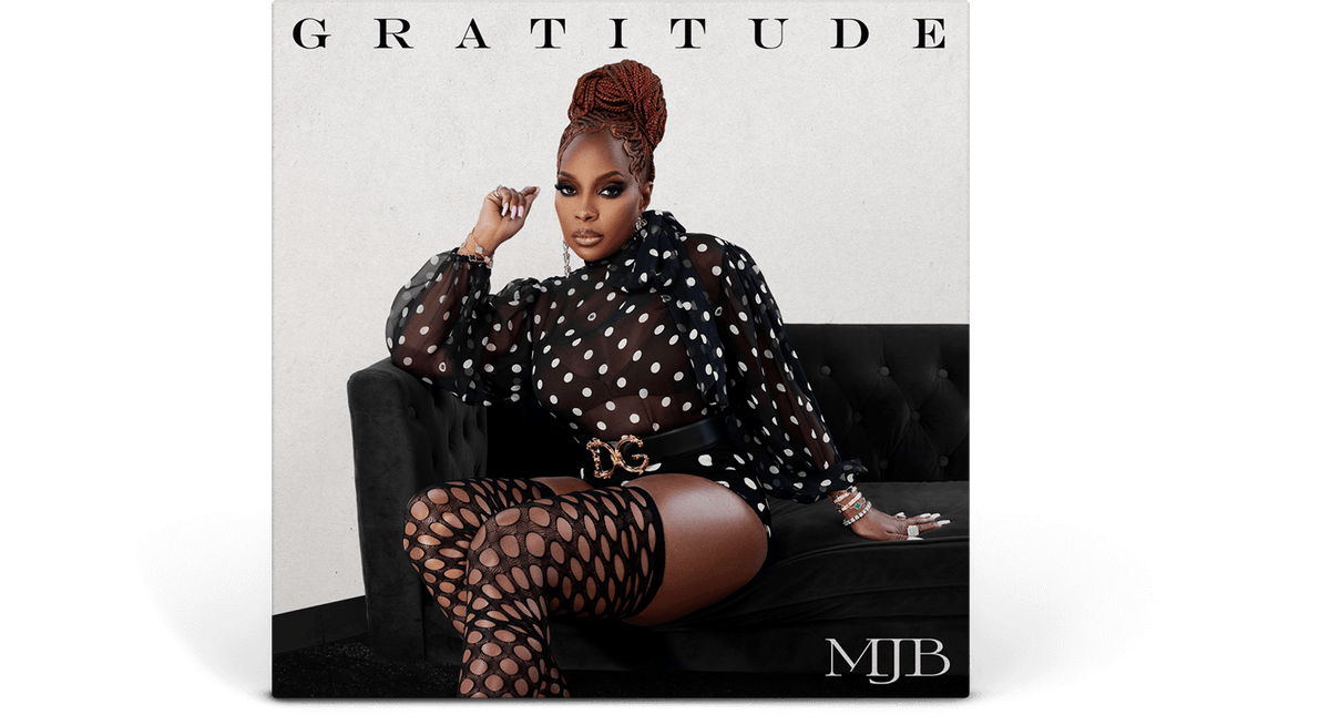 Vinyl - Mary J. Blige : Gratitude (Silver &amp; White Swirl Vinyl) - The Record Hub