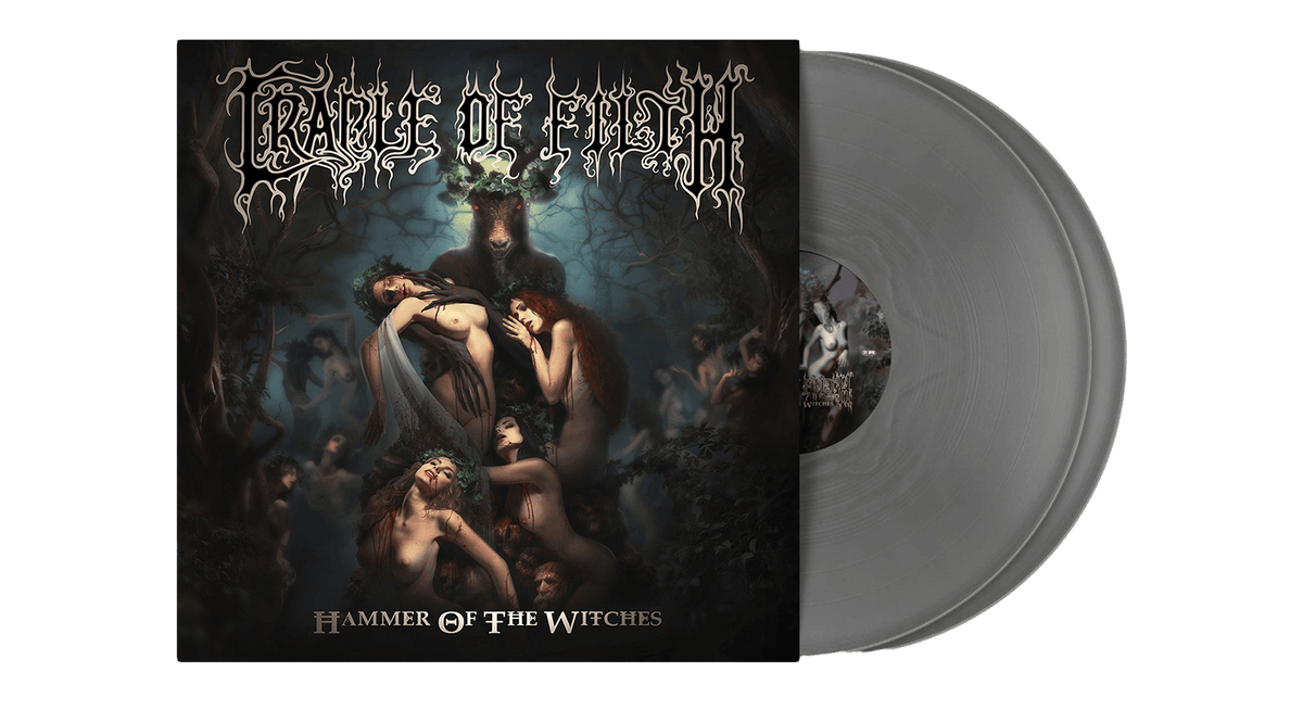 Vinyl - Cradle Of Filth : Hammer Of The Witches (Limited Silver Vinyl LP) - The Record Hub