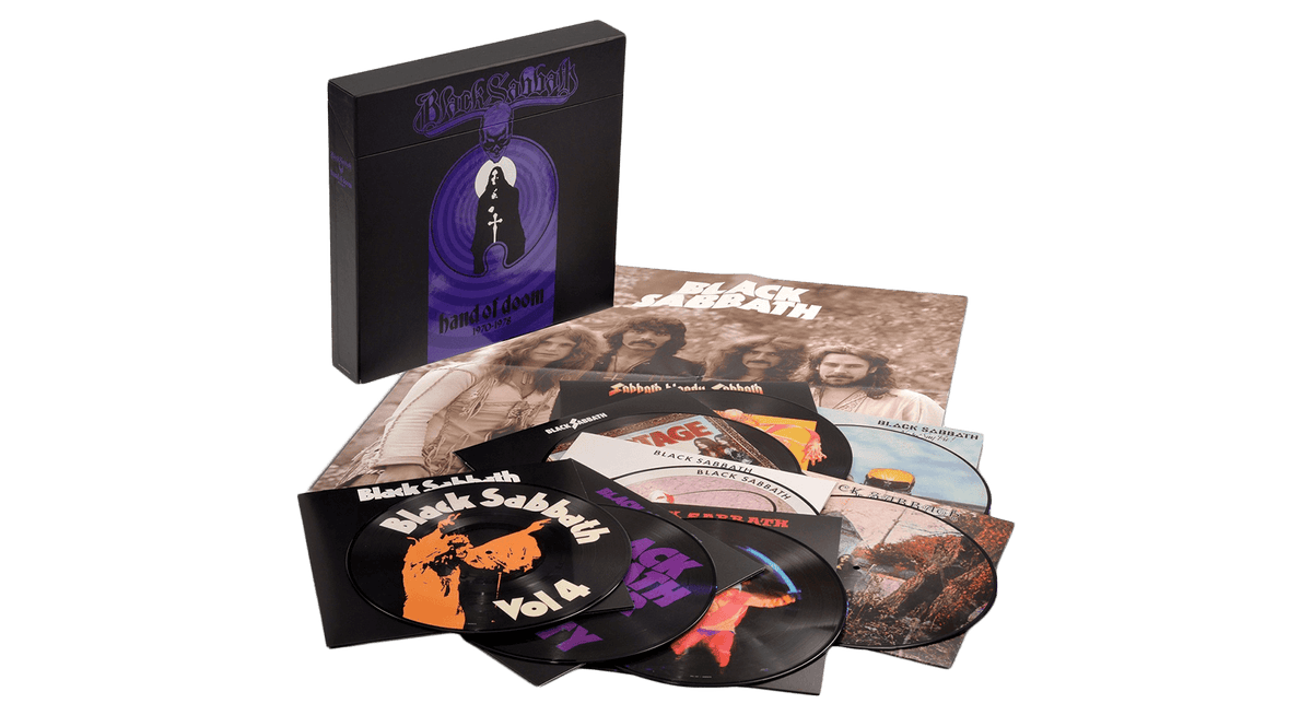 Vinyl - Black Sabbath : Hand of Doom 1970 - 1978 (8LP Picture Disc Boxset) - The Record Hub