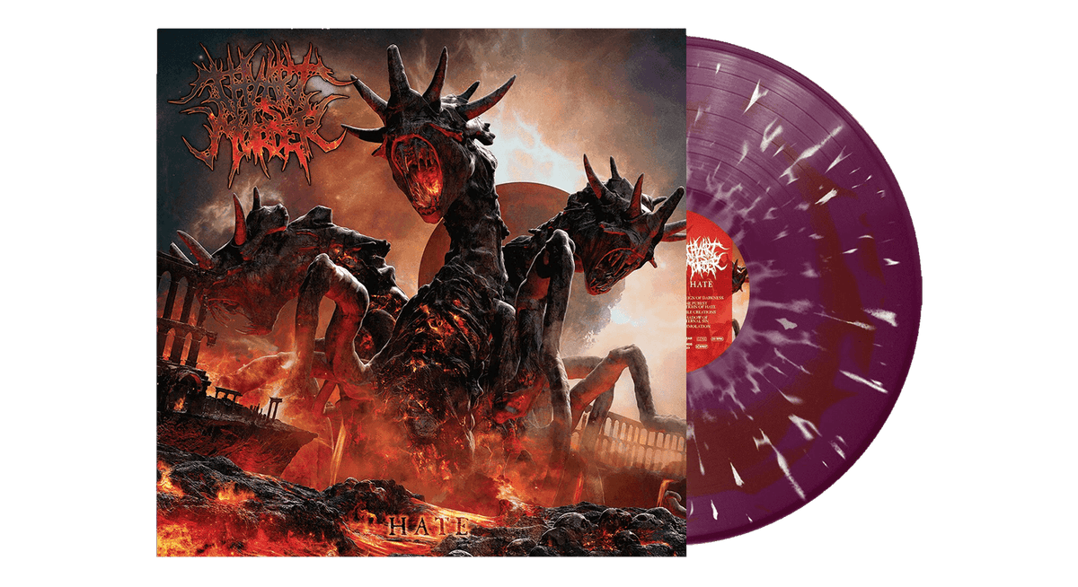 Vinyl - Thy Art Is Murder : Hate (Ltd Purple Red Swirl w/ White Splatter Vinyl) - The Record Hub