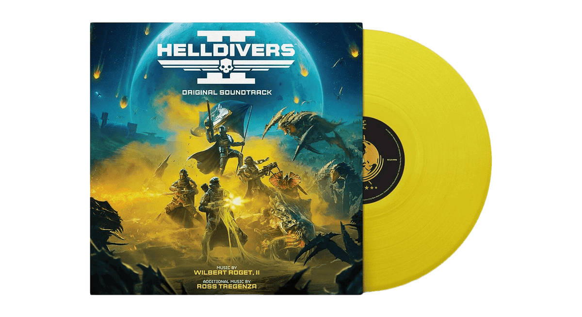 Vinyl - [Pre-Order [14/03] Wilbert Roget, II : Helldivers 2 (Original Game Soundtrack)(Transparent Yellow Vinyl) - The Record Hub