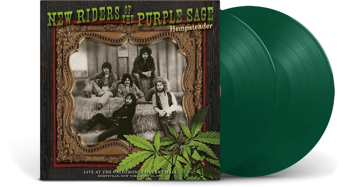 Vinyl - New Riders Of The Purple Sage : Hempsteader: Live at the Calderone Concert Hall 1976 (Green Vinyl) - The Record Hub