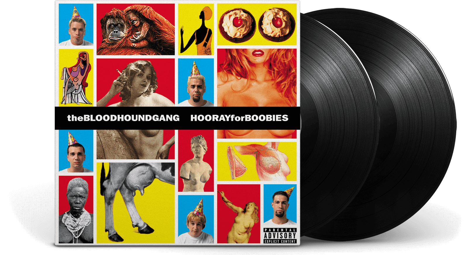 Bloodhound factory Gang Hooray For Boobies 2-LP ~ Exclusive Colored Vinyl ~ Brand New!