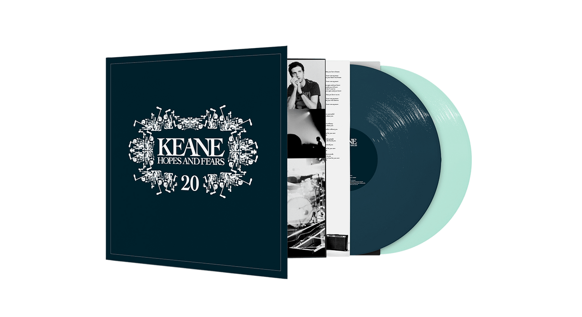 Vinyl - Keane : Hopes and Fears (Teal &amp; Mint Green Vinyl) - The Record Hub