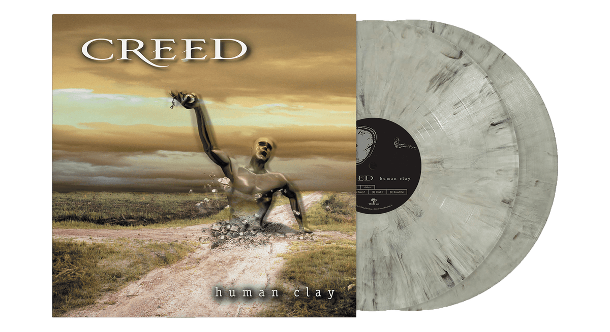 Vinyl - Creed : Human Clay (Grey Black Splatter Vinyl) - The Record Hub