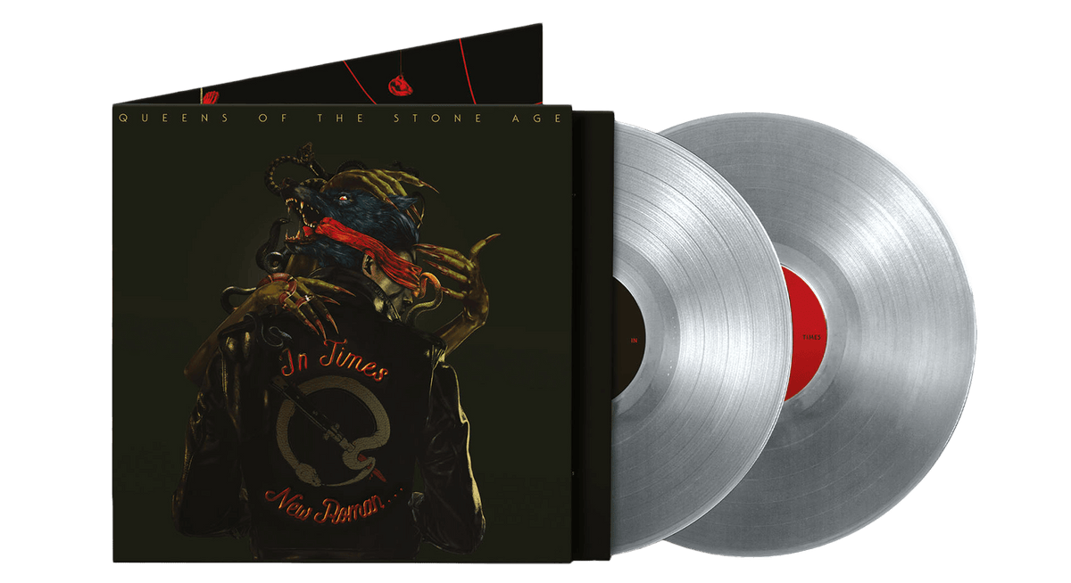 Vinyl - Queens Of The Stone Age : In Times New Roman (Ltd Silver Vinyl) - The Record Hub