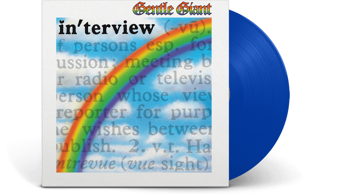 Vinyl - Gentle Giant : In&#39;terview [2023 Steven Wilson Remix Blue Vinyl] - The Record Hub