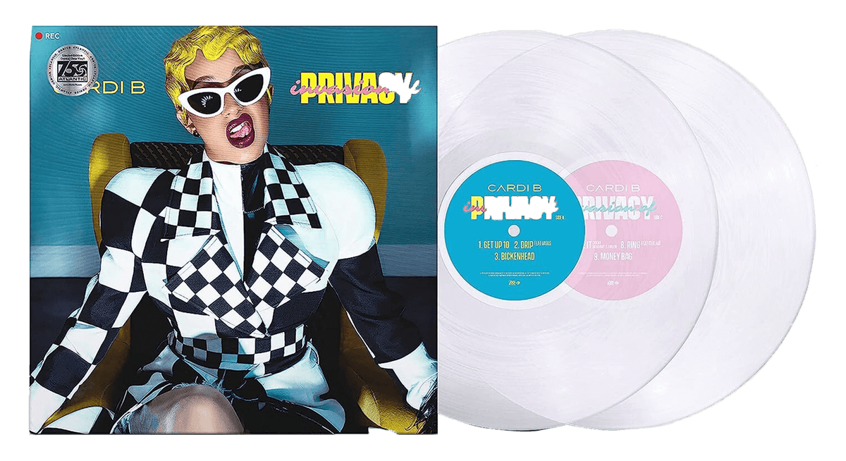 Vinyl - Cardi B : Invasion of Privacy (Ltd Clear Vinyl LP ATL 75) - The Record Hub