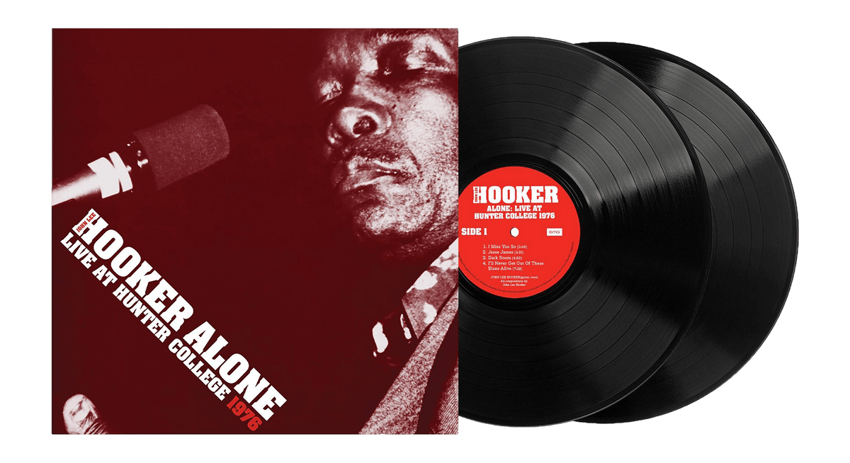 Vinyl - John Lee Hooker : Alone - Live at Hunter College - The Record Hub