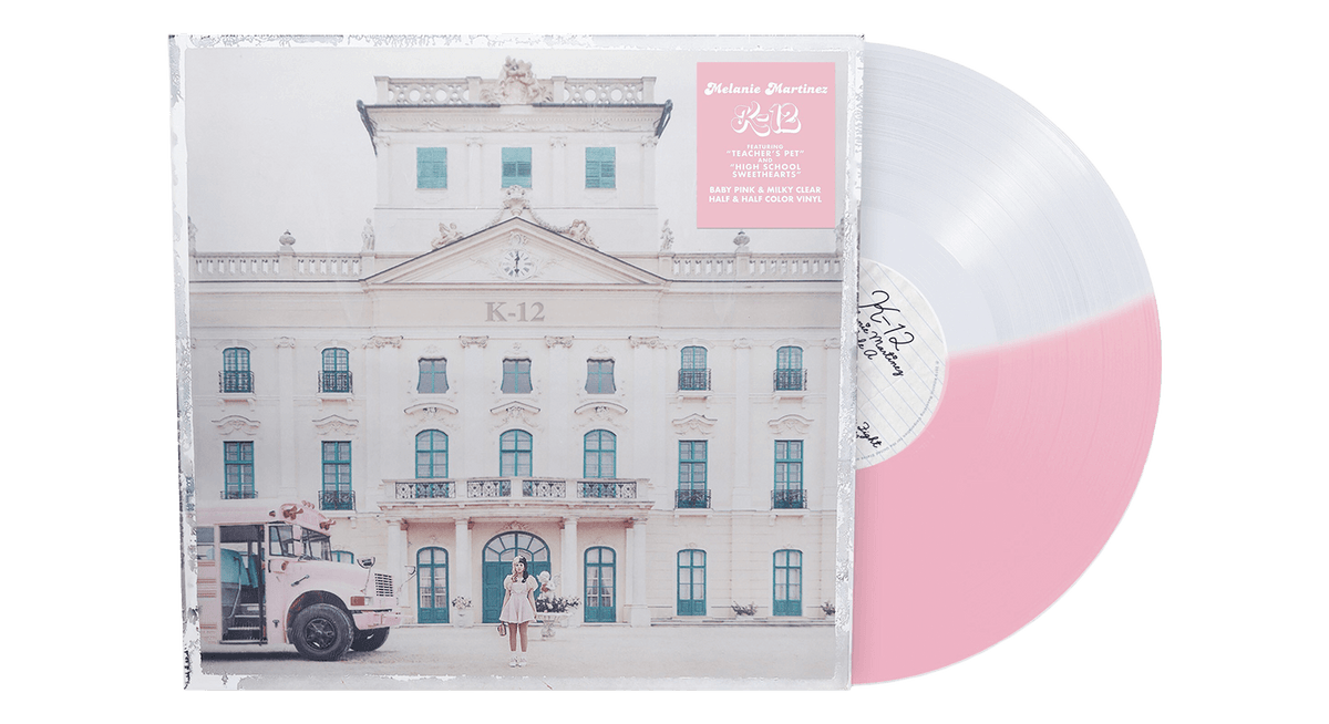 Vinyl - [Pre-Order [17/01] Melanie Martinez : K-12 (Half Baby Pink &amp; Half Milky Clear Vinyl) - The Record Hub