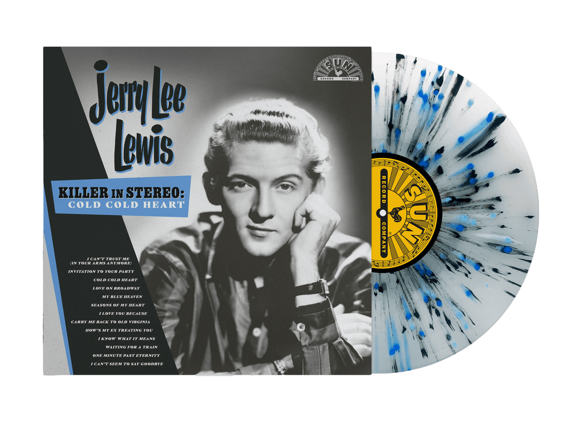 Vinyl - Jerry Lee Lewis : Killer In Stereo - Cold, Cold Heart (Milky Clear Splatter Vinyl) - The Record Hub