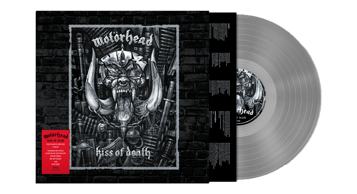 Vinyl - Motörhead : Kiss of Death (Silver Vinyl LP) - The Record Hub