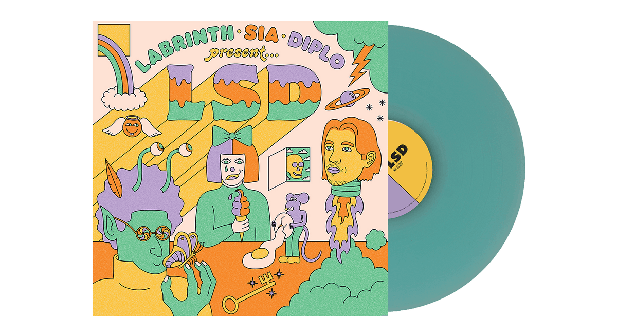 Vinyl - LSD : LABRINTH, SIA &amp; DIPLO PRESENT... LSD (5th Anniversary Edition) (Sea Glass Vinyl) - The Record Hub