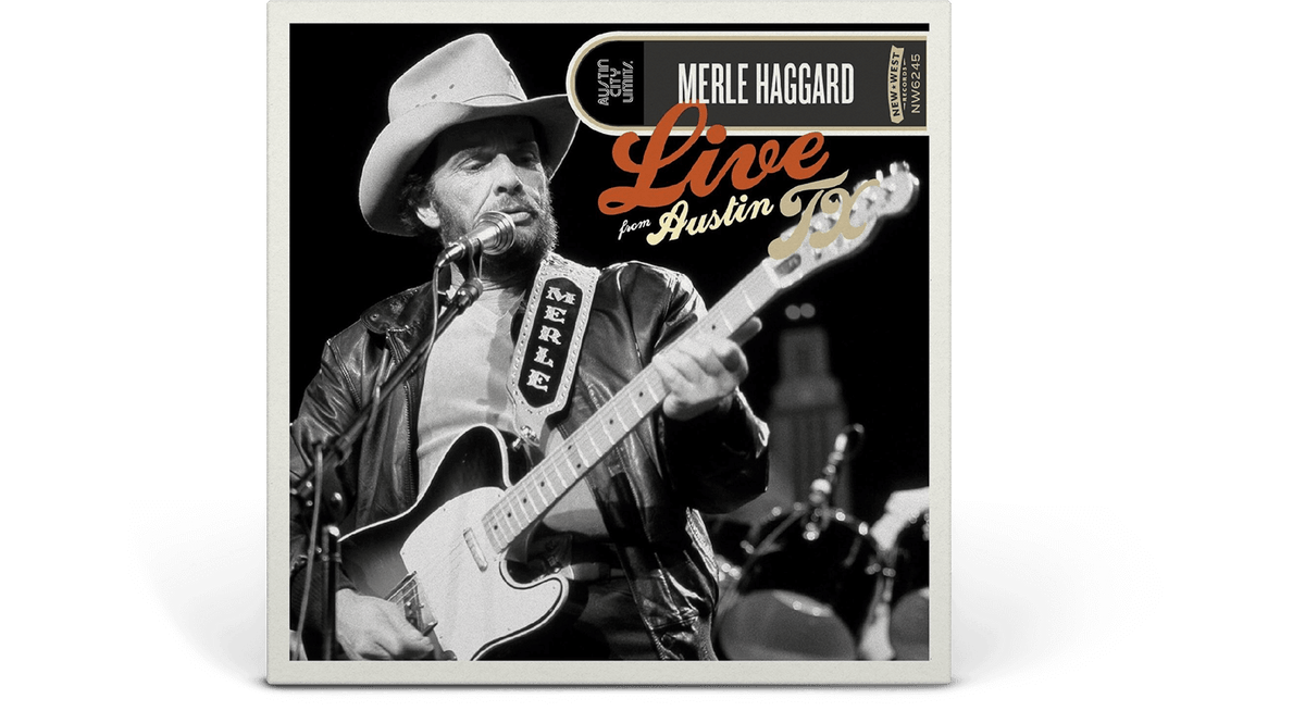 Vinyl - [Pre-Order [22/11] Merle Haggard : Live From Austin, TX &#39;85 (Black &amp; Blue Marble Vinyl) - The Record Hub