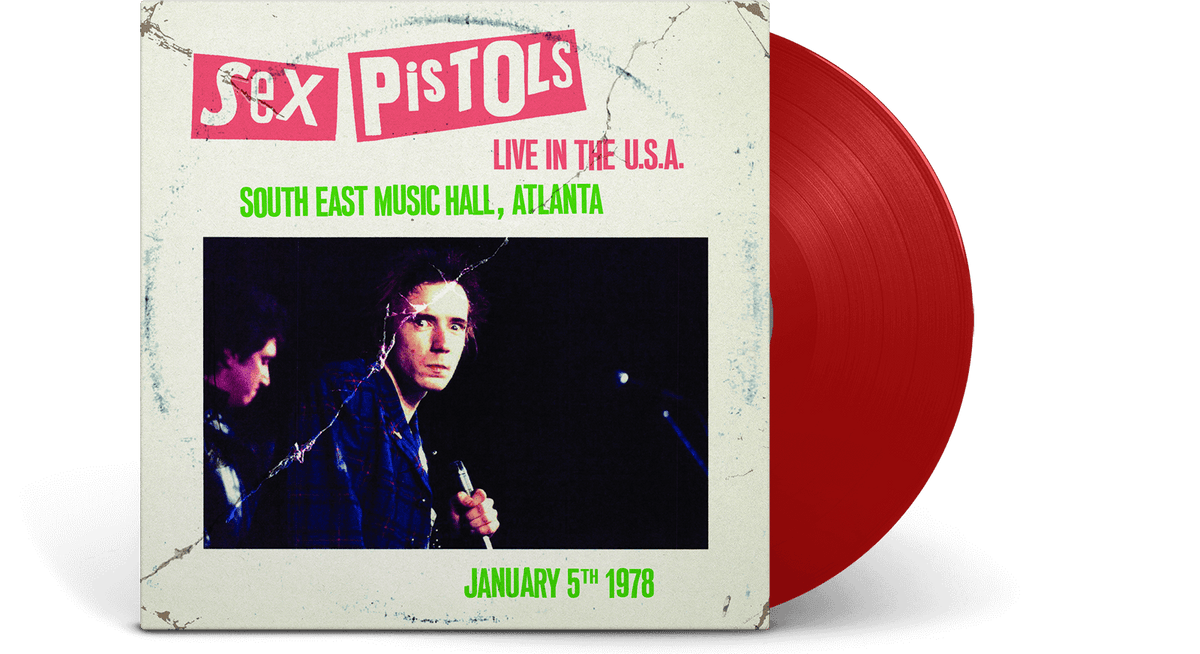 Vinyl - [Pre-Order [28/02] Sex Pistols : Live In The U.S.A 1978 – Atlanta (Red Vinyl) - The Record Hub