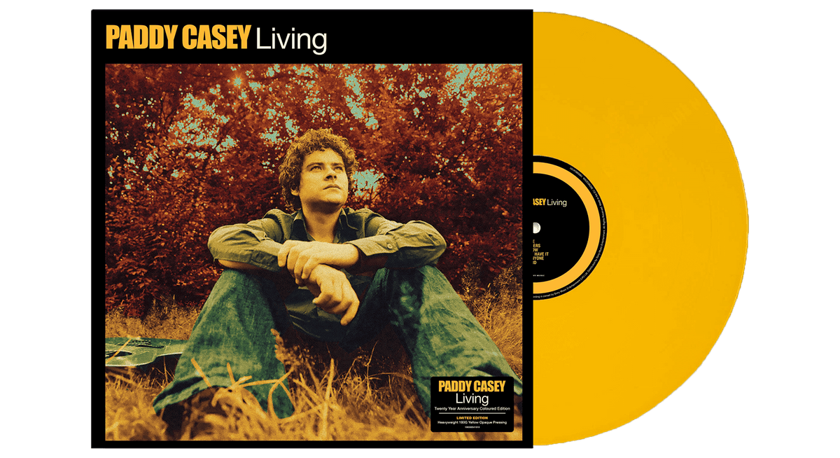 Vinyl - Paddy Casey : Living - 20th Anniversary Edition (Colour Vinyl) - The Record Hub